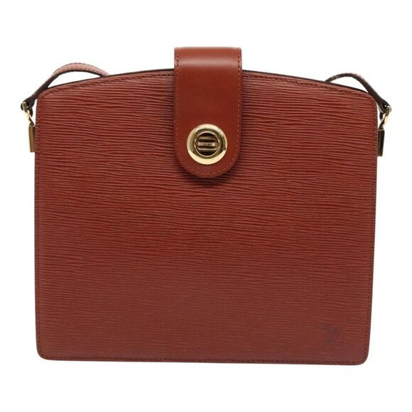 LOUIS VUITTON Epi Capuchin Shoulder Bag Brown M52343 LV Auth 92756 - Picture 2 of 16